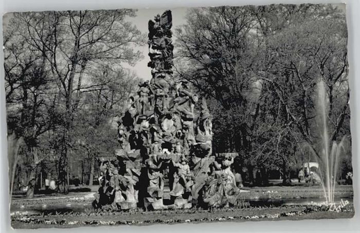 ERLANGEN Bayern Hugenottenbrunnen Schlossgarten
