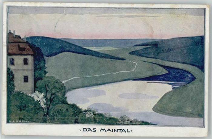 Rothenfels Unterfranken Burg KuenstlerH. Lorenz