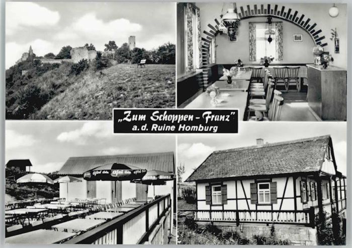 Goessenheim einschänke zum Schoppen-Franz Ruine Hom