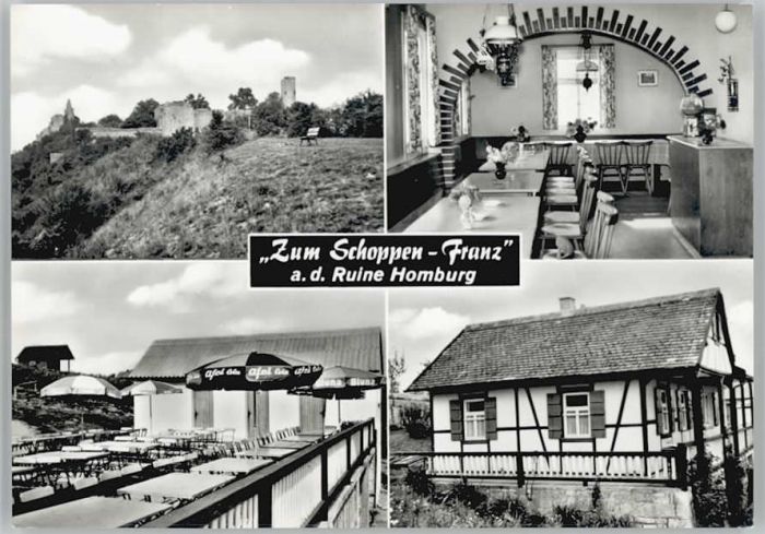 Goessenheim einschänke zum Schoppen-Franz Ruine Hom