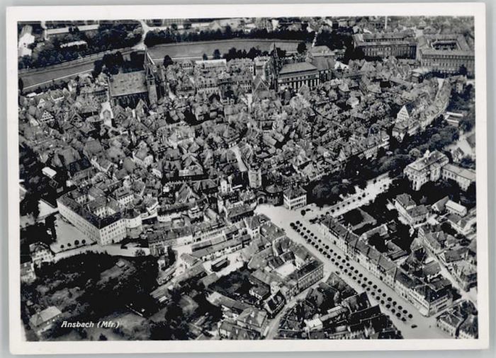 Ansbach Mittelfranken Ansbach Fliegeraufnahme