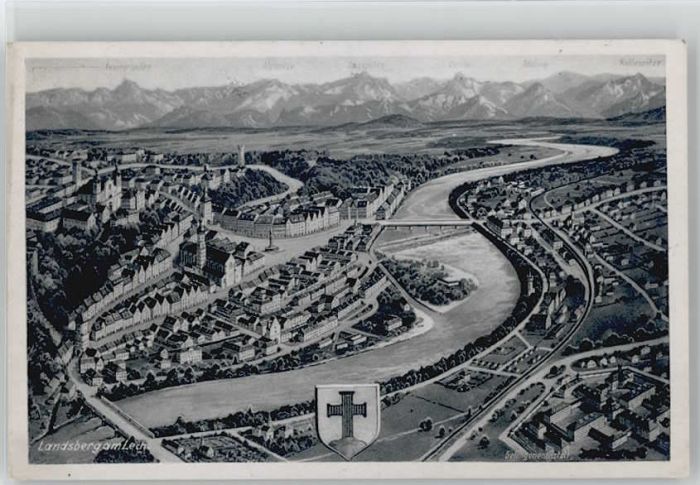 Landsberg Lech Gefangenenanstalt Künstlerkarte