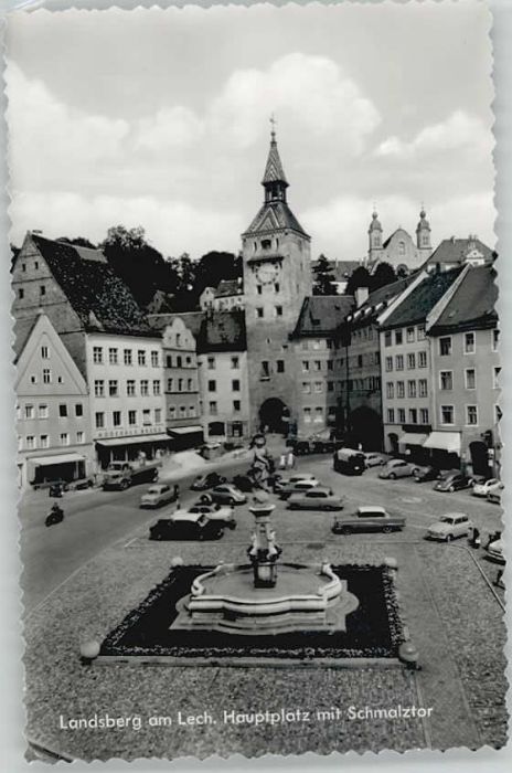 Landsberg Lech Hauptplatz Schmalzturm