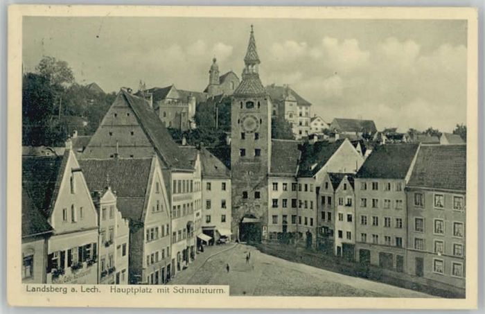 Landsberg Lech Hauptplatz Schmalzturm