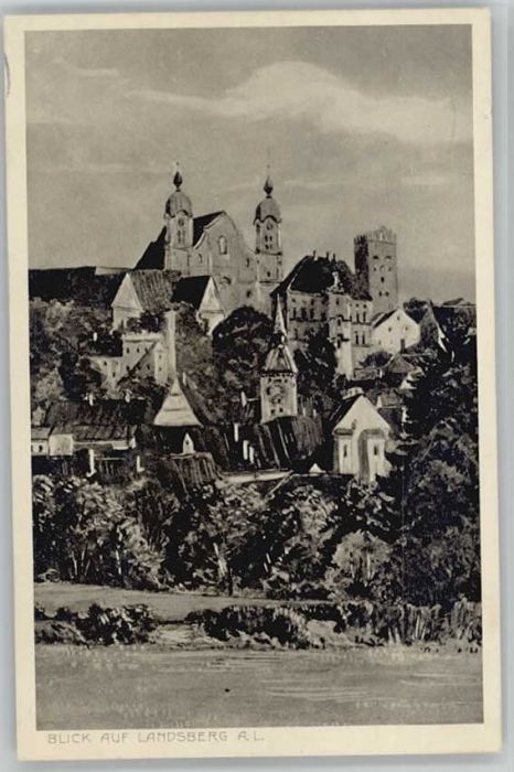 Landsberg Lech Künstlerkarte