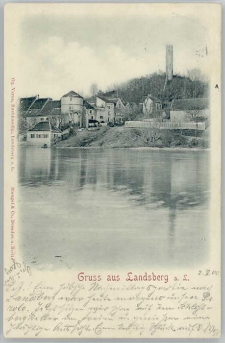 Landsberg Lech Reliefkarte