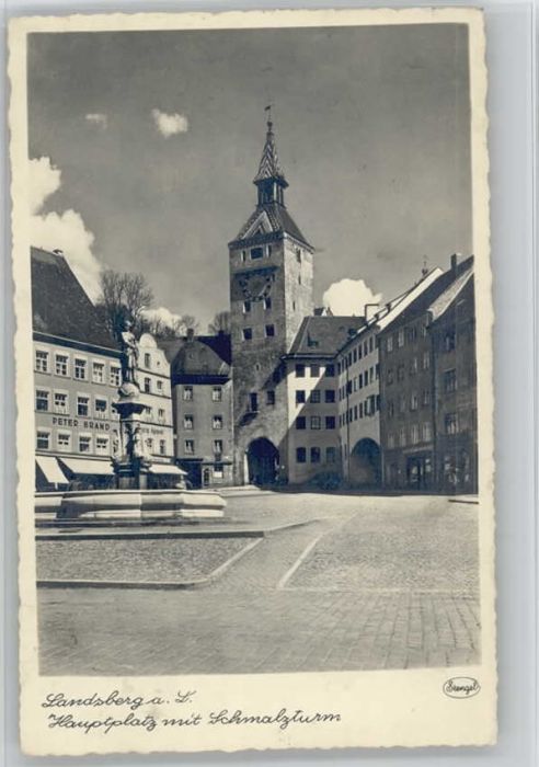 Landsberg Lech Hauptplatz Schmalzturm