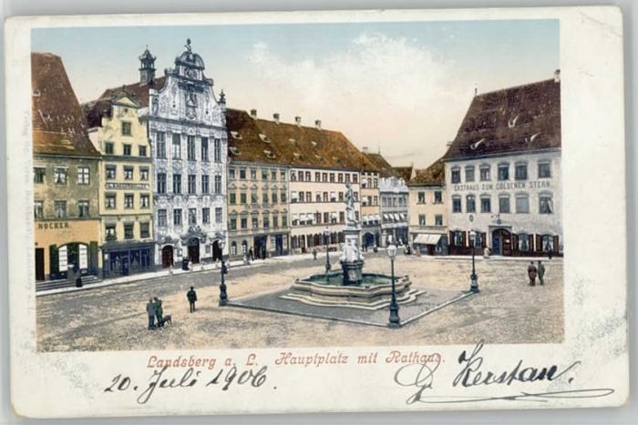 Landsberg Lech Rathaus Hauptplatz