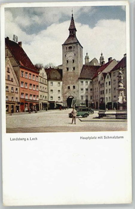 Landsberg Lech Hauptplatz Schmalzturm
