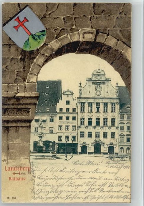 Landsberg Lech Rathaus Wappen