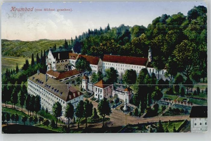 Krumbach Schwaben Krumbad Künstlerkarte