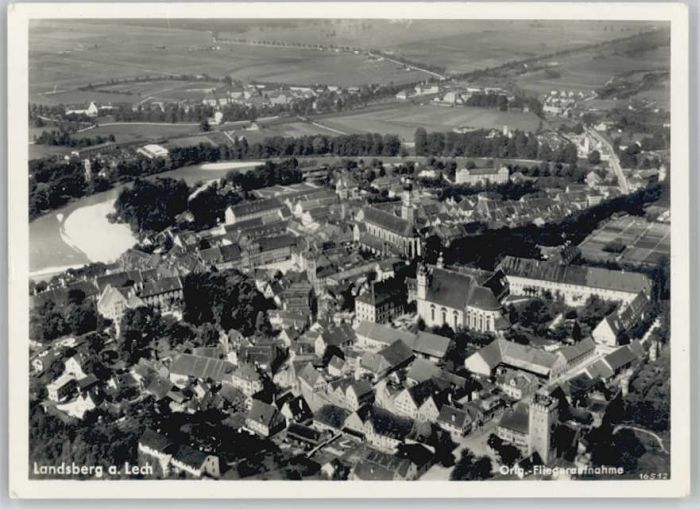 Landsberg Lech Fliegeraufnahme