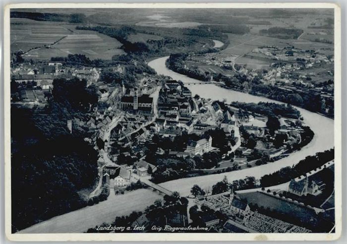 Landsberg Lech Fliegeraufnahme