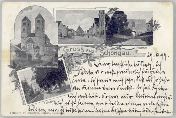 Schongau Lindenplatz Marienplatz