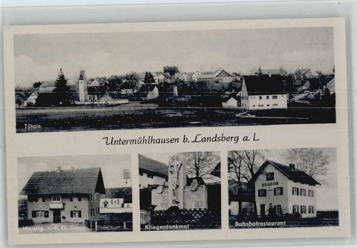 Untermuehlhausen andlung Gugg Bahnhofrestaurant