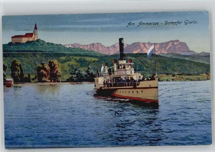 Andechs Kloster Dampfer Gisela