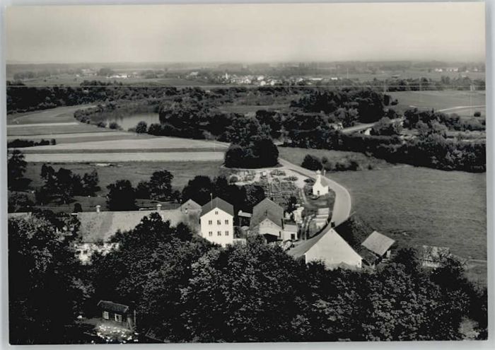 Landsberg Lech Fliegeraufnahme Gasthaus Pension Hohenw