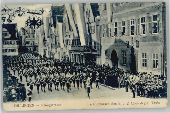 Dillingen Donau Parademarsch Königstrasse