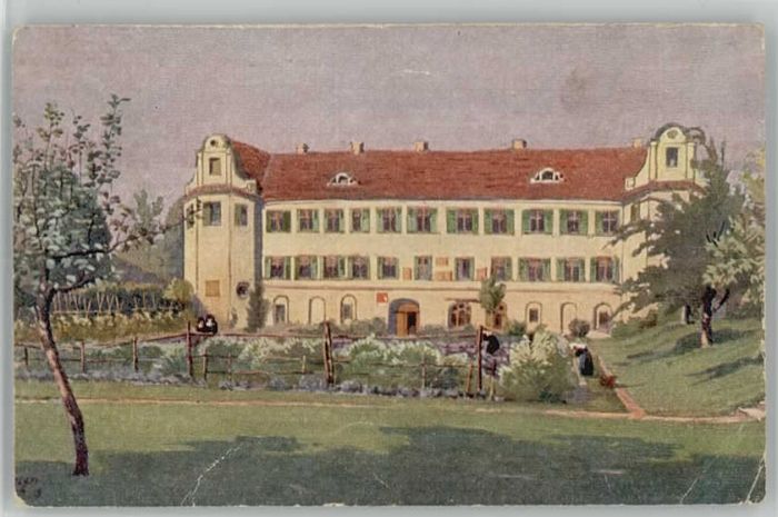 Hochaltingen Haushaltungsschule Künstlerkarte