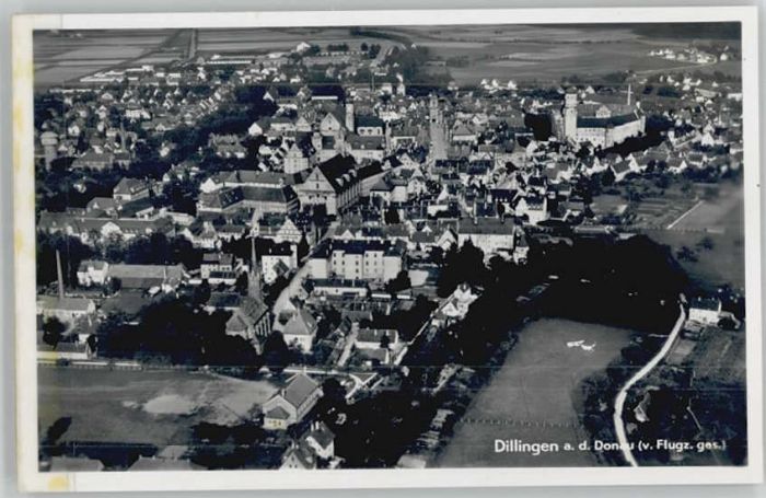 Dillingen Donau Fliegeraufnahme