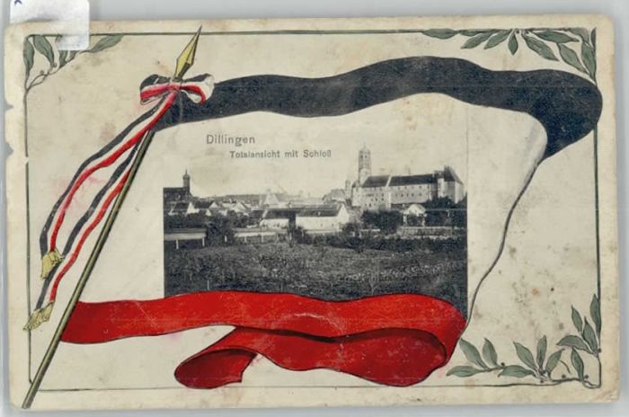 Dillingen Donau Fahne Schloss