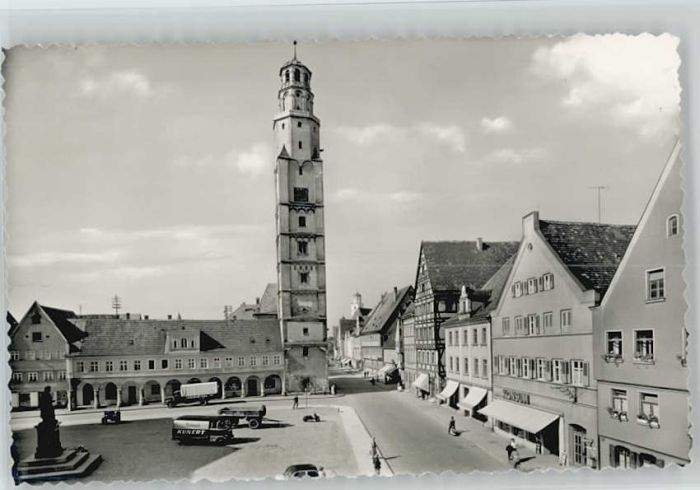 Lauingen Donau Marktplatz