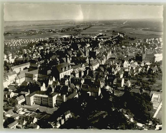 Dillingen Donau Fliegeraufnahme