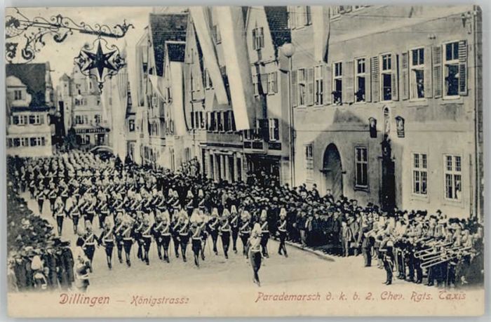 Dillingen Donau Parademarsch Königstrasse