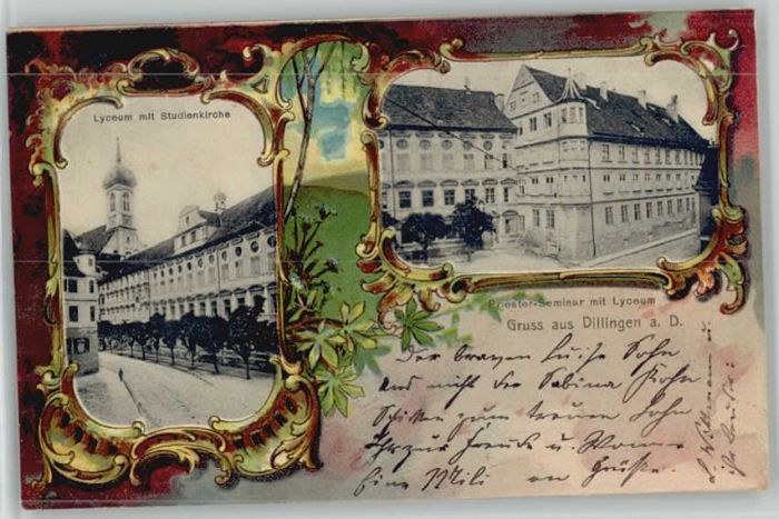 Dillingen Donau Lyceum Studienkirche Priesterseminar