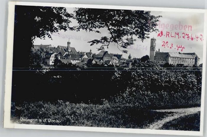 Dillingen Donau Zensur durch RLM