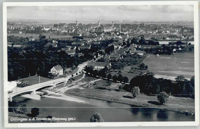 Dillingen Donau Fliegeraufnahme