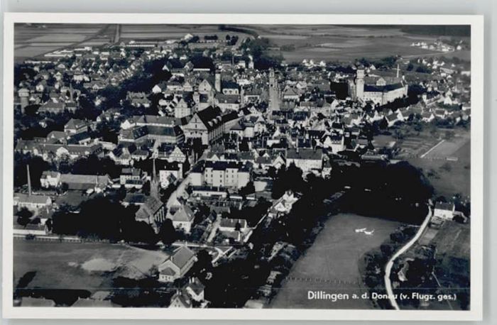 Dillingen Donau Fliegeraufnahme