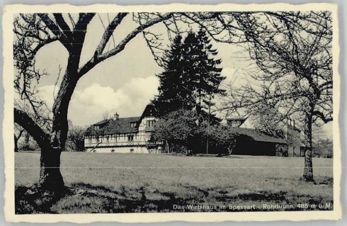 Rohrbrunn Wirtshaus Spessart