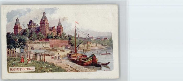 Aschaffenburg Main Aschaffenburg KünstlerA. Hock