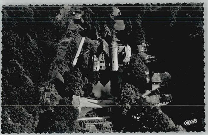 Mespelbrunn Schloss Fliegeraufnahme