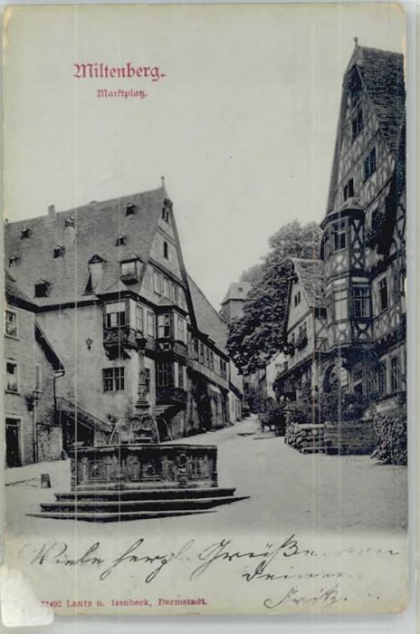Miltenberg Main Miltenberg Marktplatz