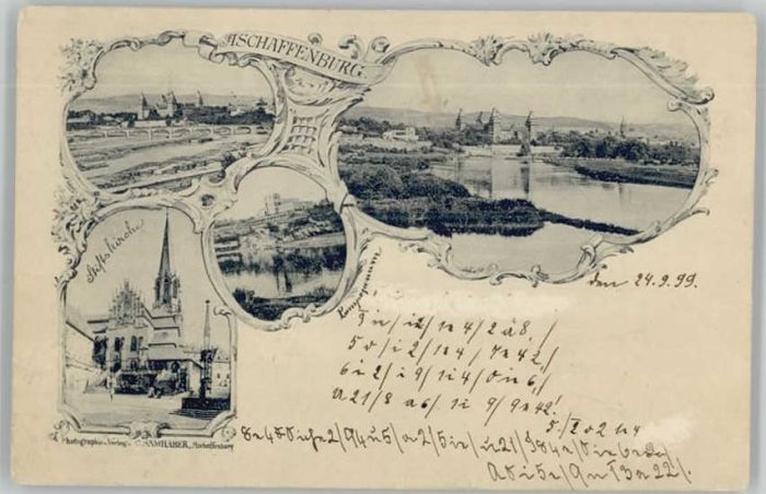 Aschaffenburg Main Aschaffenburg Stifts Kirche