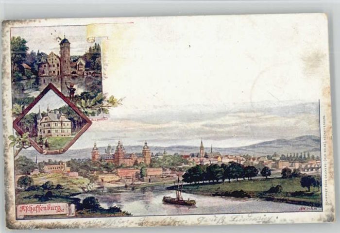 Aschaffenburg Main Aschaffenburg KünstlerA. Hock