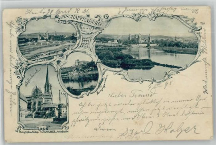 Aschaffenburg Main Aschaffenburg Stifts Kirche