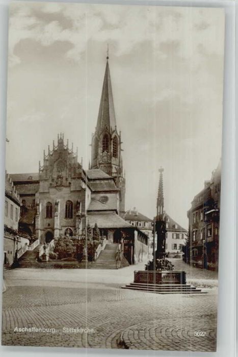 Aschaffenburg Main Aschaffenburg Stifts Kirche