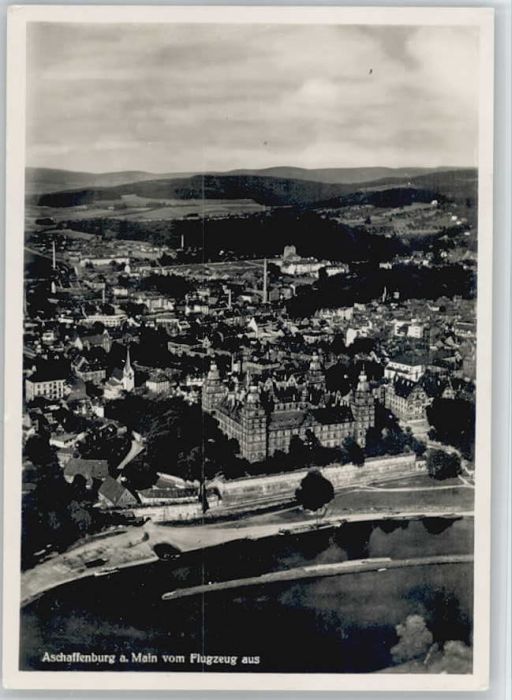 Aschaffenburg Main Aschaffenburg Fliegeraufnahme
