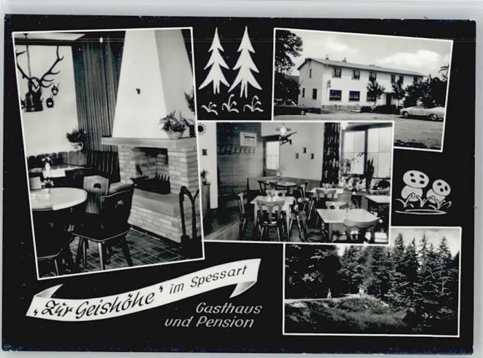 Aschaffenburg Main Aschaffenburg Oberwintersbach Gasthaus Pension Zur Geishoehe