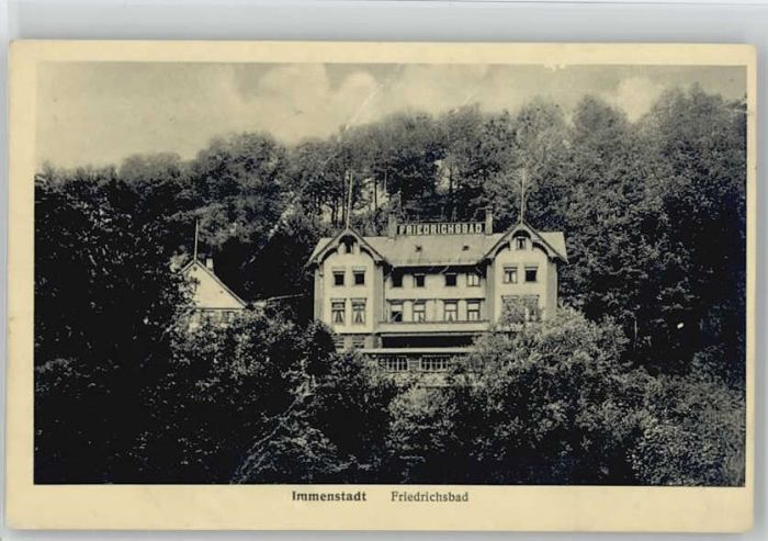 Immenstadt Allgaeu Immenstadt Friedrichsbad * 1920