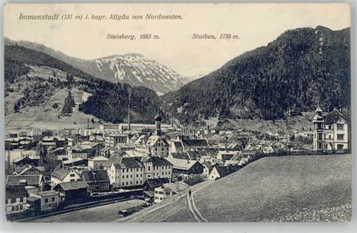 Immenstadt Allgaeu Immenstadt Steinberg Stuiben x 1918