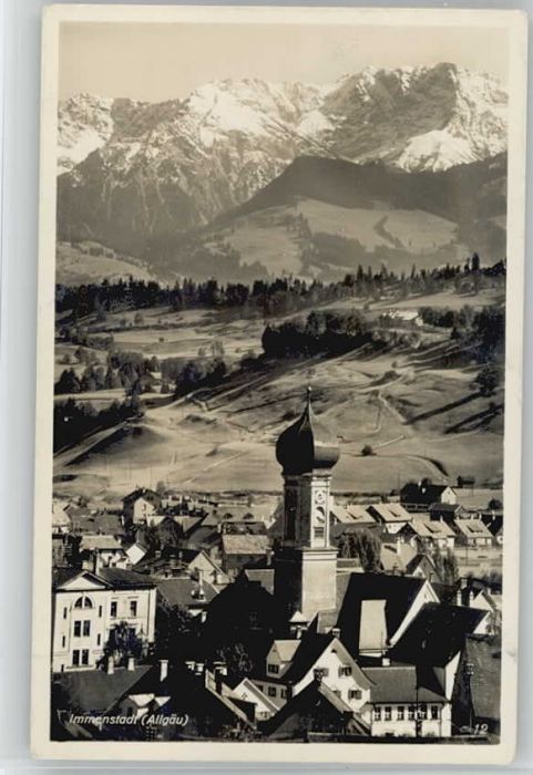 Immenstadt Allgaeu Immenstadt Daumengruppe x 1936