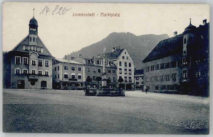 Immenstadt Allgaeu Immenstadt Marktplatz * 1910