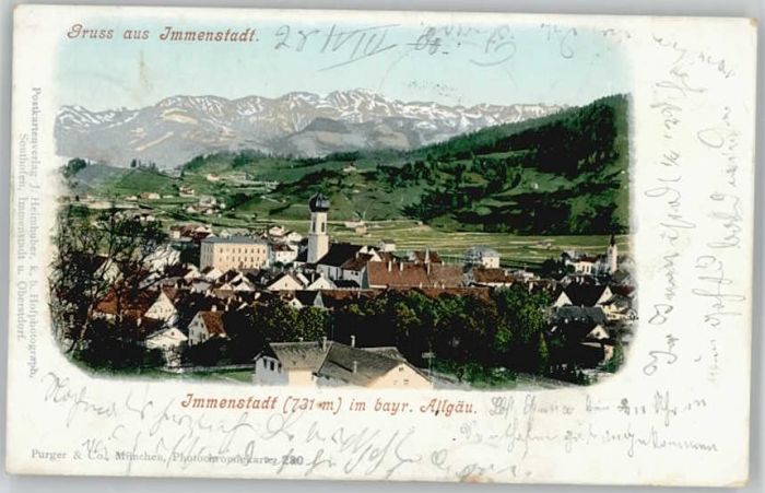 Immenstadt Allgaeu Immenstadt  x 1900