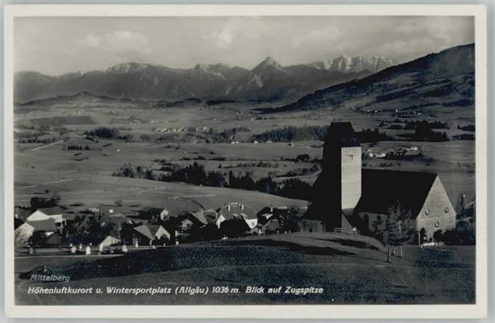 Mittelberg Oy Zugspitze x 1935