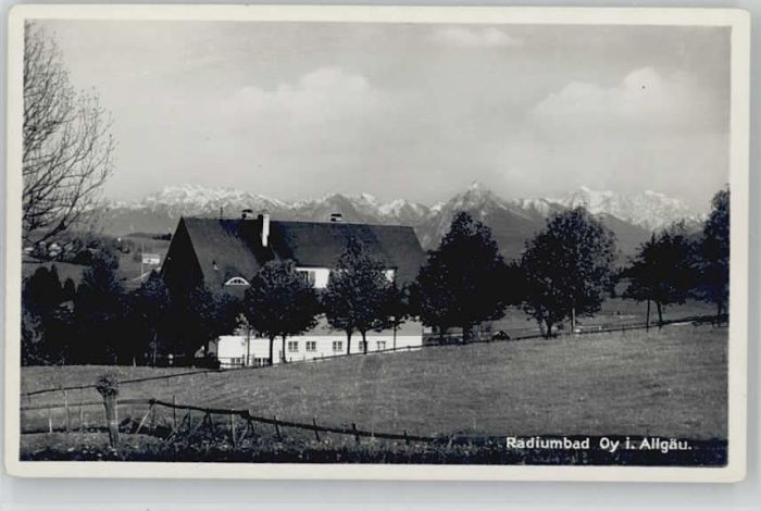 Oy Bad Mittelberg Oberallgaeu Bayern Radiumbad * 1955