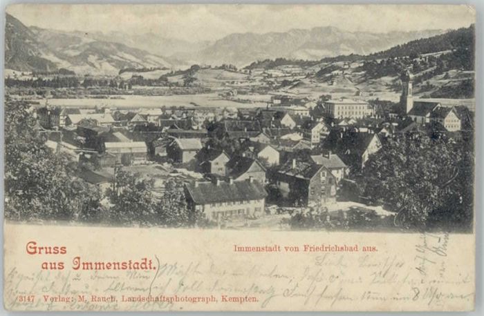 Immenstadt Allgaeu Immenstadt  x 1899